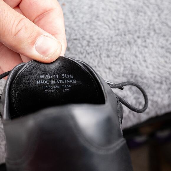 Cole Haan Women's Original Grand Plain Oxford Black Leather W26711 Size 5.5 B - Picture 6 of 8